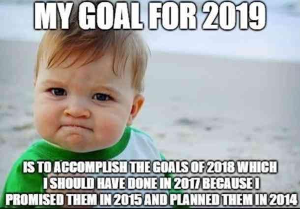 New Year's goals